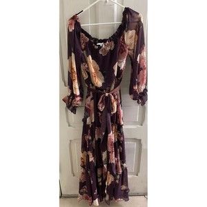 Baltic Born Floral Maxi Dress Tiered Feminine Wedding Night Out XXXL. Flowy Boho